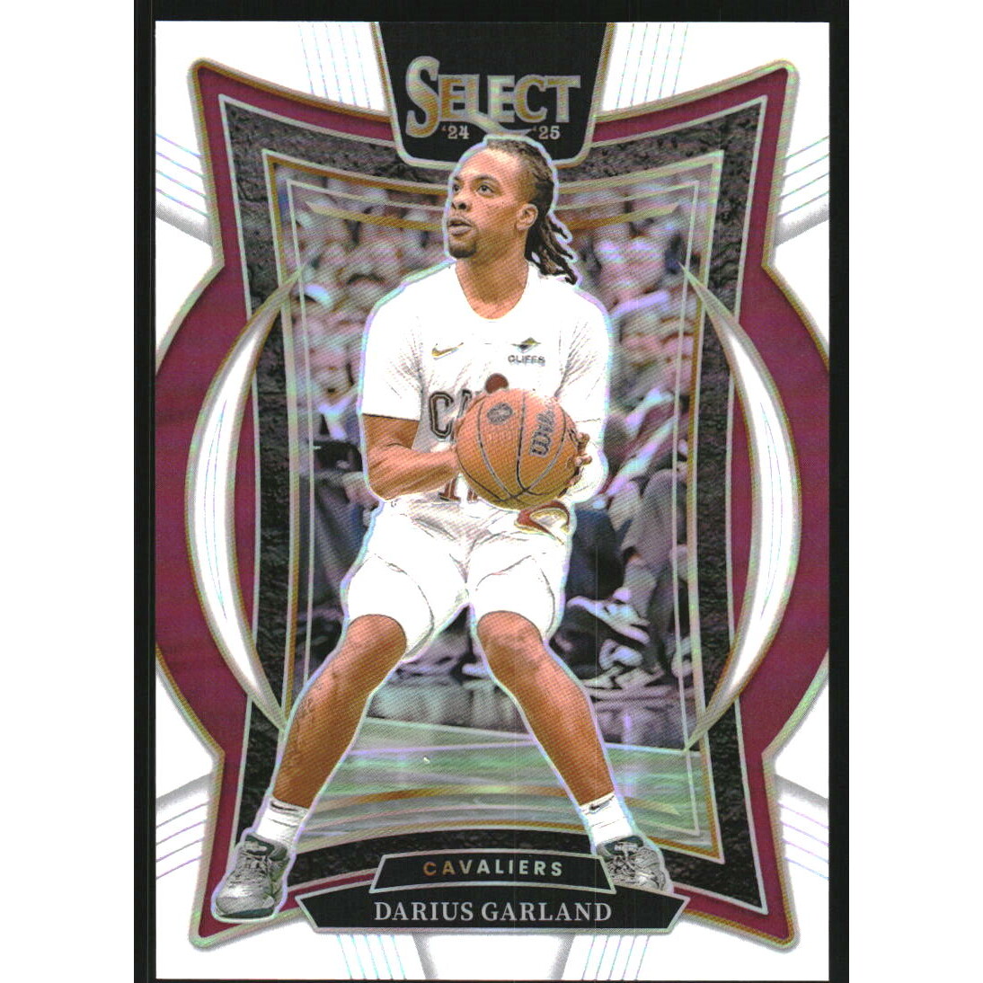 2024-25 Select White Prizms #39 Darius Garland 2024-25 Select White Prizms #39 Darius Garland