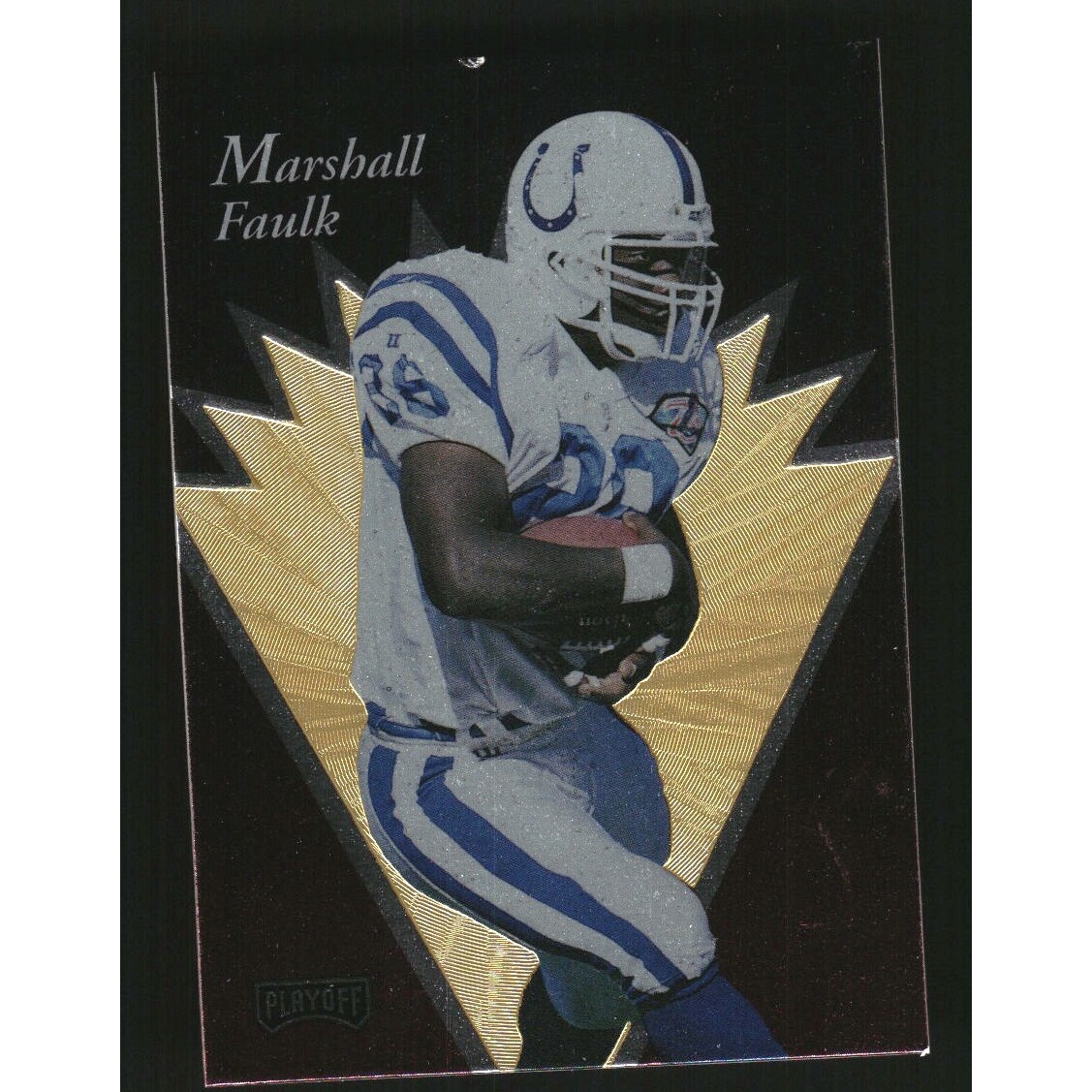 1995 Playoff Super Bowl Card Show #1 Marshall Faulk
