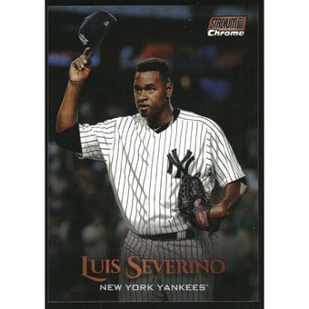 2019 Stadium Club Chrome Orange Refractors #SCC47 Luis Severino