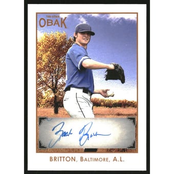 2011 TRISTAR Obak Autographs Brown #A6  Zach Britton