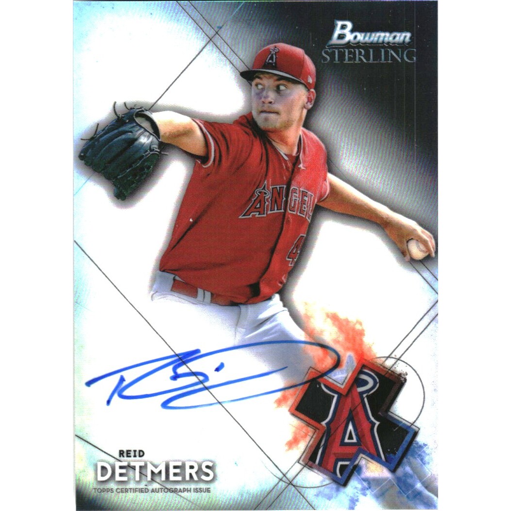 2021 Bowman Sterling Prospect Autographs #BSPARD Reid Detmers 2021 Bowman Sterling Prospect Autographs #BSPARD Reid Detmers
