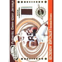 2001 Pacific Prism Atomic Jersey Patches #20 Bobby Brown