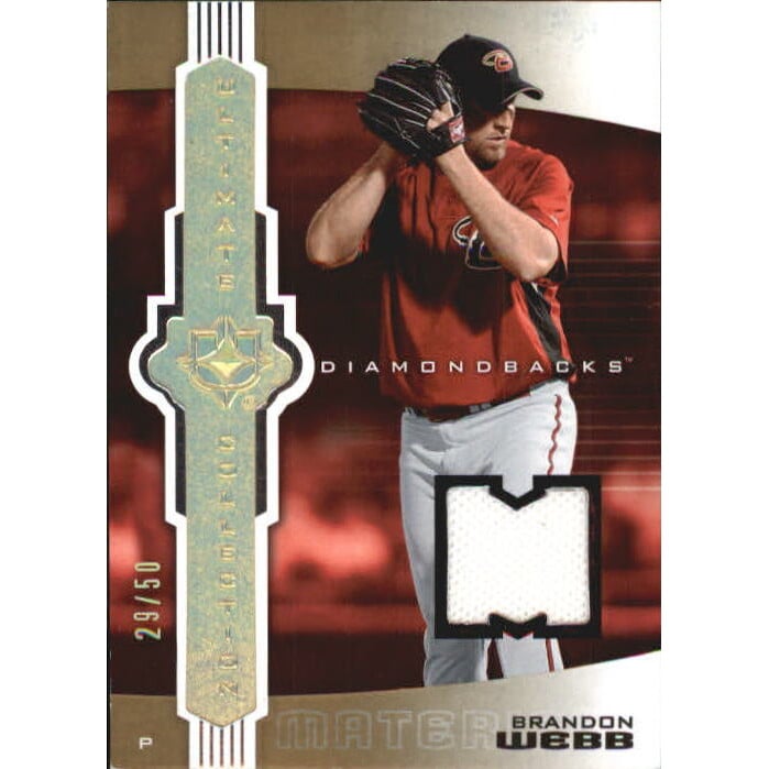 2007 Ultimate Collection Jerseys #6 Brandon Webb/50