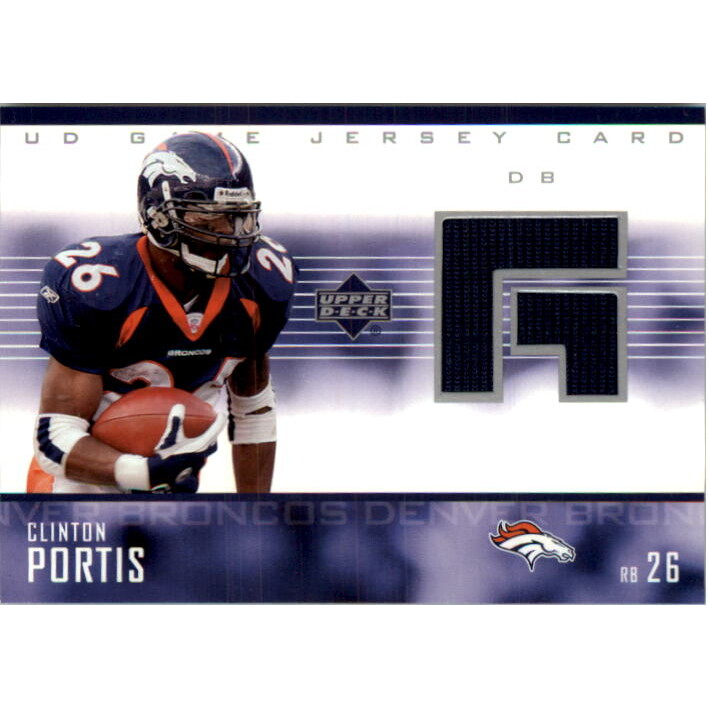 2003 Upper Deck Game Jerseys #GJCP Clinton Portis 2