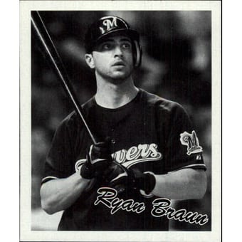 2008 Upper Deck Goudey Mini Blue Backs #268 Ryan Braun 36 BW