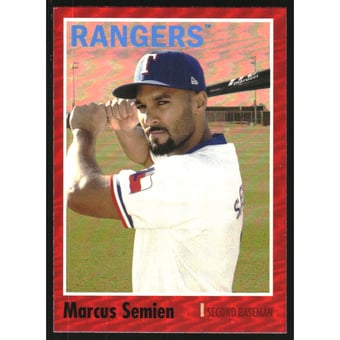 2024 Topps Archives Red Hot Foilboard #165 Marcus Semien
