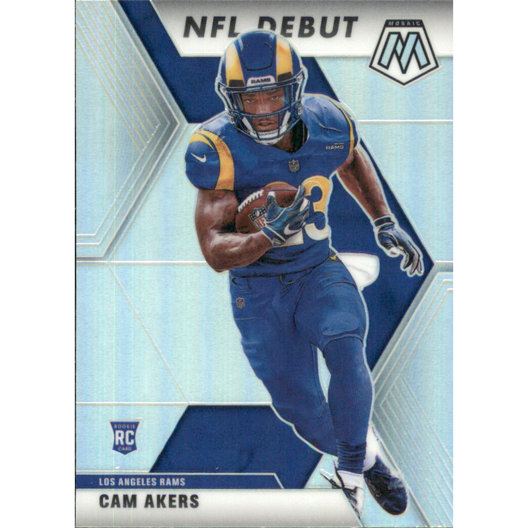2020 Panini Mosaic Silver #277 Cam Akers DEB