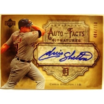 2006 Artifacts Auto-Facts Signatures #CS Chris Shelton/750