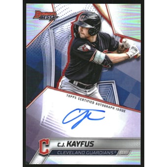 2025 Bowman's Best Best of '25 Autographs Refractors #B25CK C.J. Kayfus