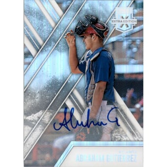 2017 Elite Extra Edition Autographs #127 Abraham Gutierrez UER/Abrahan Gutierrez