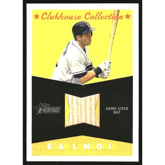 2009 Topps Heritage Clubhouse Collection Relics #EVL Evan Longoria HN