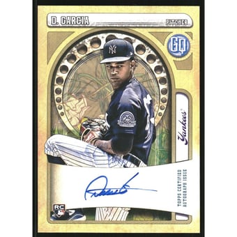 2021 Topps Gypsy Queen Autographs Team Script Font Swap #GQADG Deivi Garcia