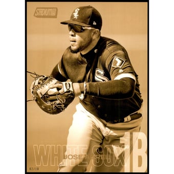 2018 Stadium Club 5x7 Gold #185 Jose Abreu