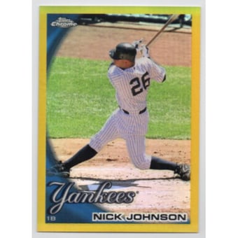 2010 Topps Chrome Gold Refractors #60 Nick Johnson