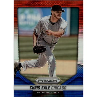 2014 Panini Prizm Prizms Red White and Blue Pulsar #115 Chris Sale