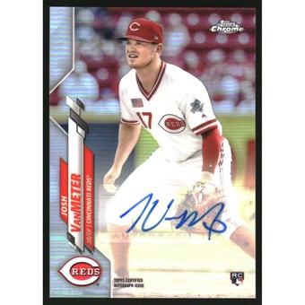 2020 Topps Chrome Update Autograph Refractors #USAJV Josh VanMeter