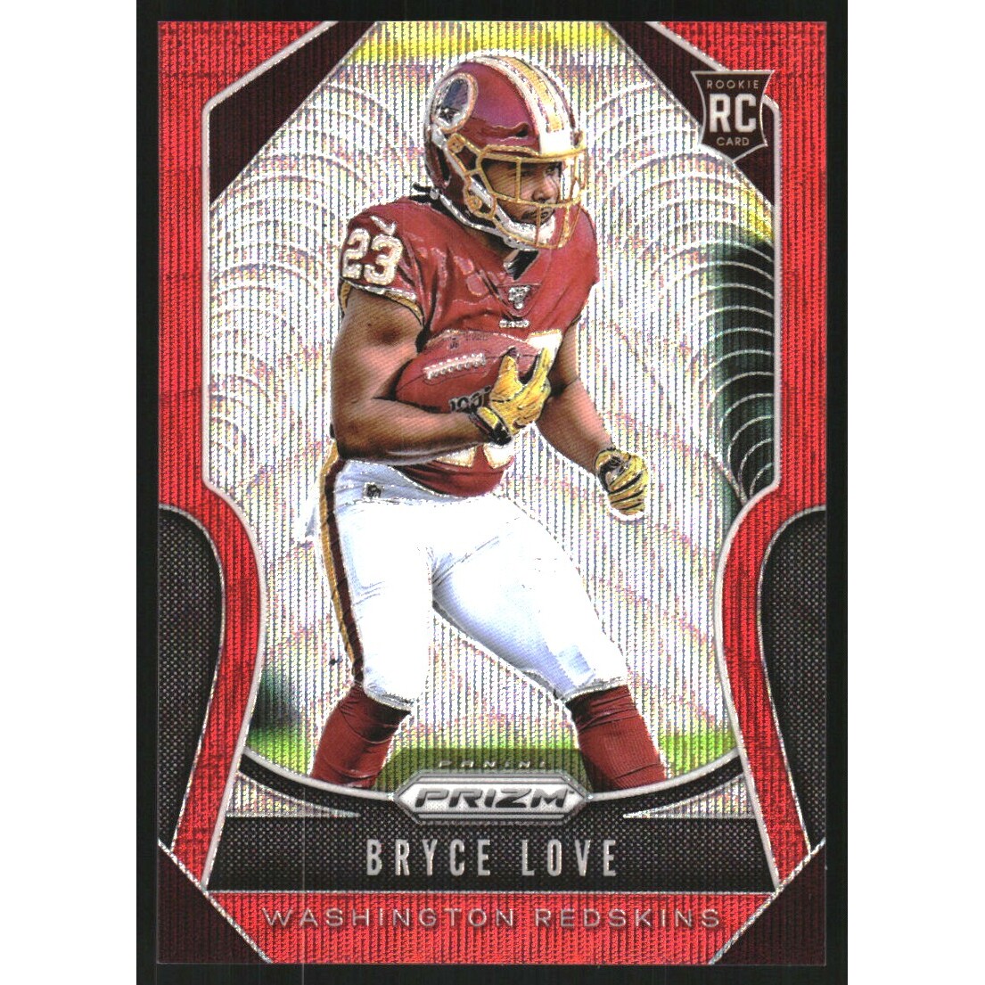 2019 Panini Prizm Prizms Red Wave #325 Bryce Love