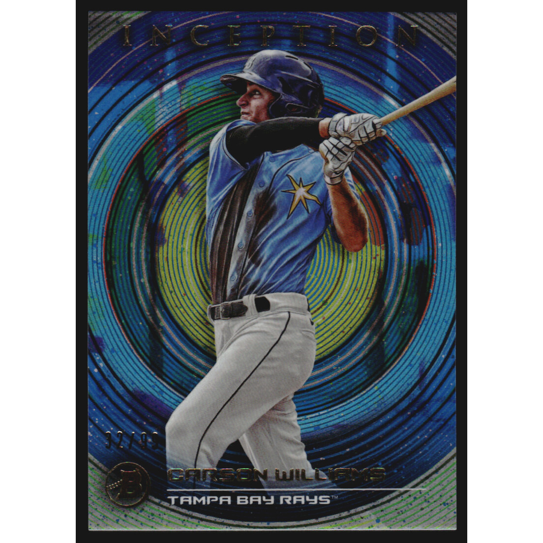 2022 Bowman Inception Blue #74 Carson Williams 2022 Bowman Inception Blue #74 Carson Williams
