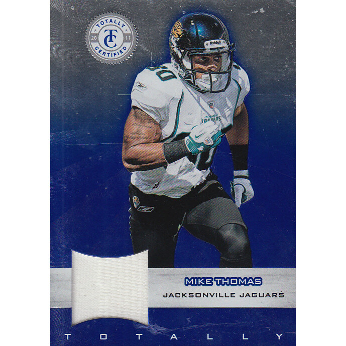 2011 Totally Certified Blue Materials #34 Mike Thomas/249