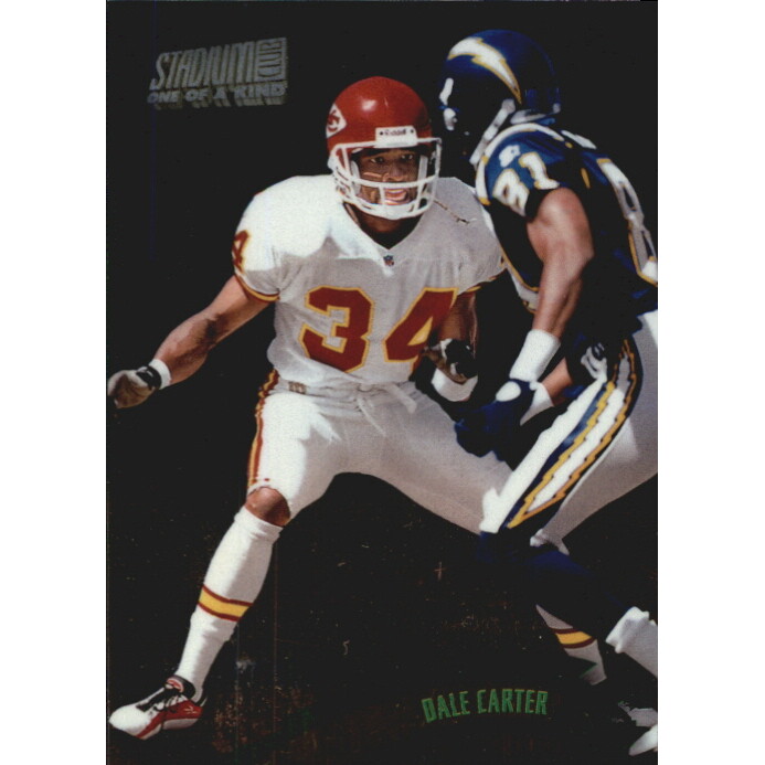1997 Stadium Club One of a Kind #4 Dale Carter