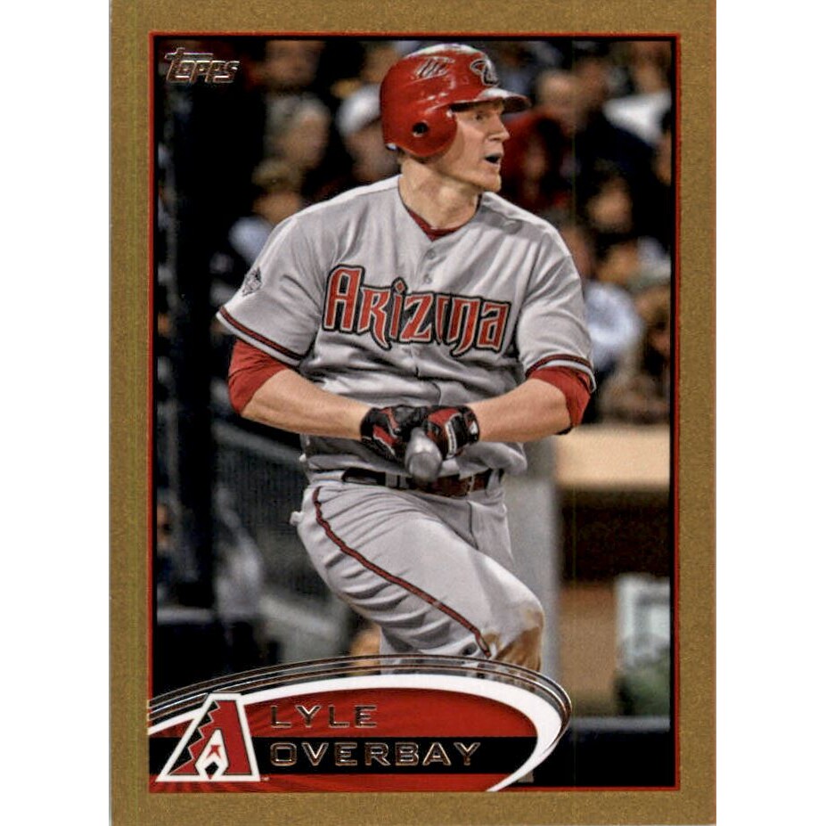 2012 Topps Mini Gold #370 Lyle Overbay. rookie card picture