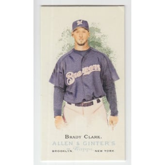 2006 Topps Allen and Ginter Mini A and G Back #59 Brady Clark SP