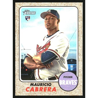 2017 Topps Heritage Mini #556 Mauricio Cabrera
