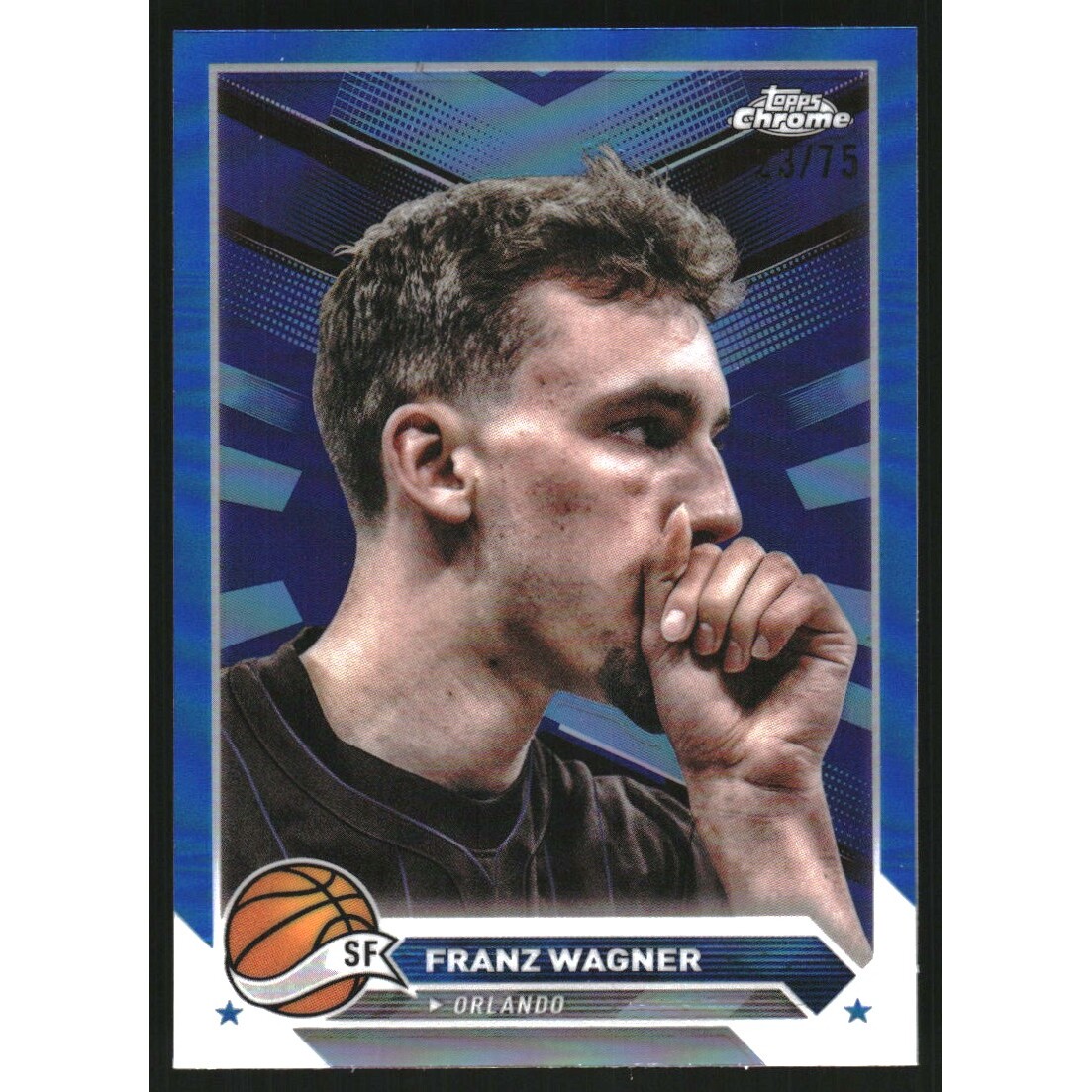 2023-24 Topps Chrome Blue Refractors #79 Franz Wagner