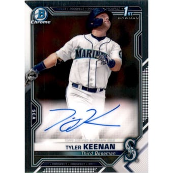 2021 Bowman Chrome Prospect Autographs #CPATK Tyler Keenan