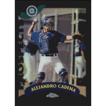 2002 Topps Chrome Traded Black Refractors #T112 Alejandro Cadena