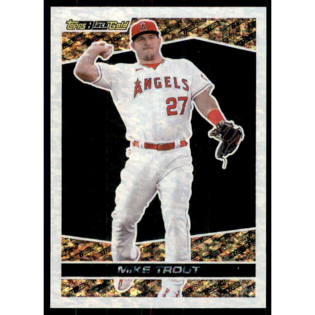 2021 Topps Update Black Gold #BG3 Mike Trout