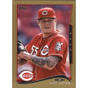 2014 Topps Mini Gold #597 Mat Latos