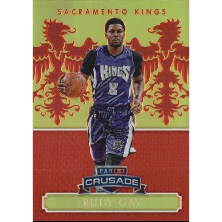 2014-15 Panini Excalibur Crusade Red #118 Rudy Gay 2014-15 Panini Excalibur Crusade Red #118 Rudy Gay