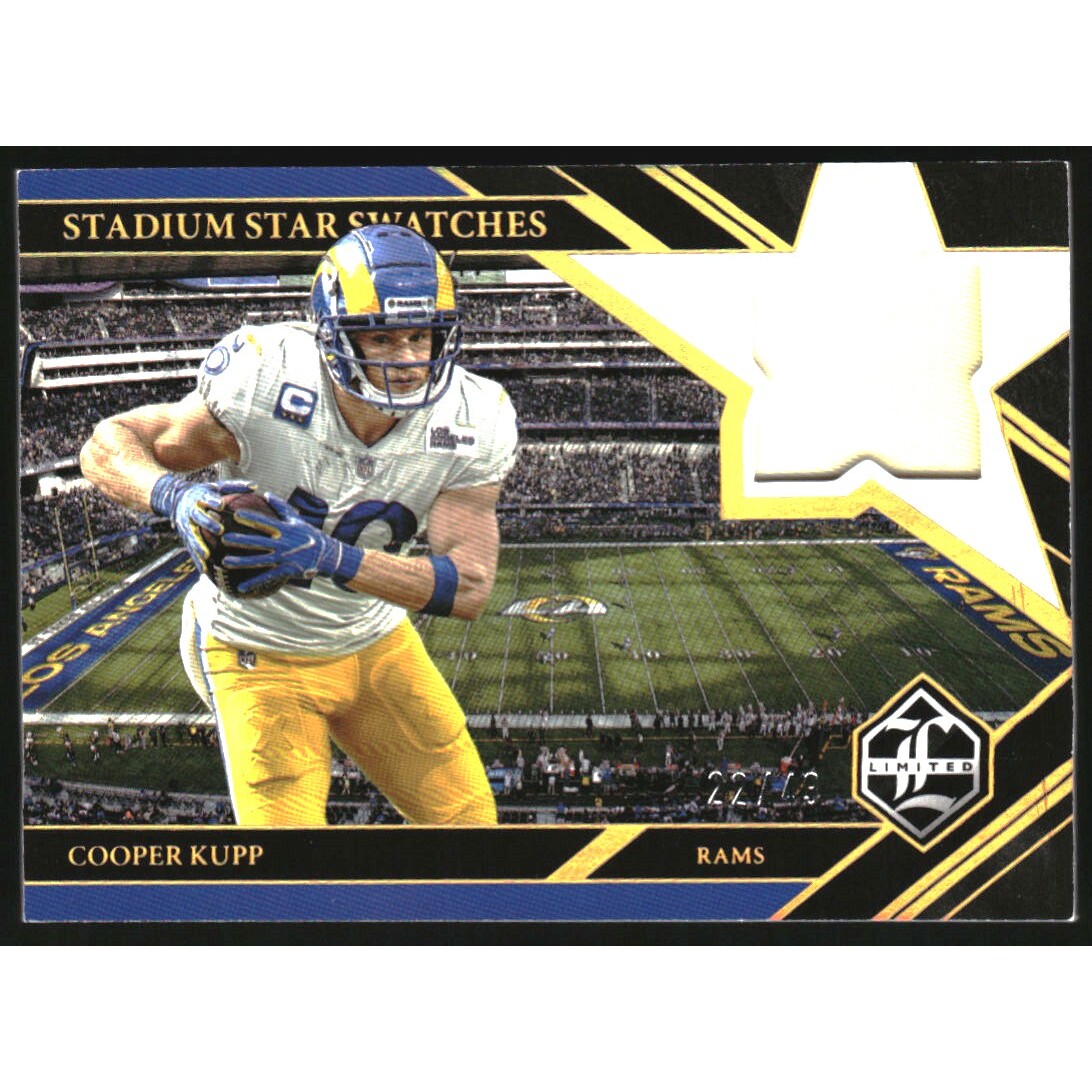 2022 Limited Stadium Star Swatches Gold Spotlight #10 Cooper Kupp