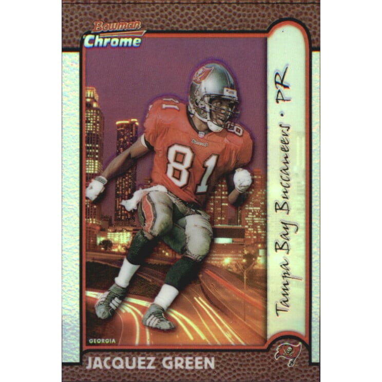 1999 Bowman Chrome Interstate Refractors #104 Jacquez Green. rookie card picture