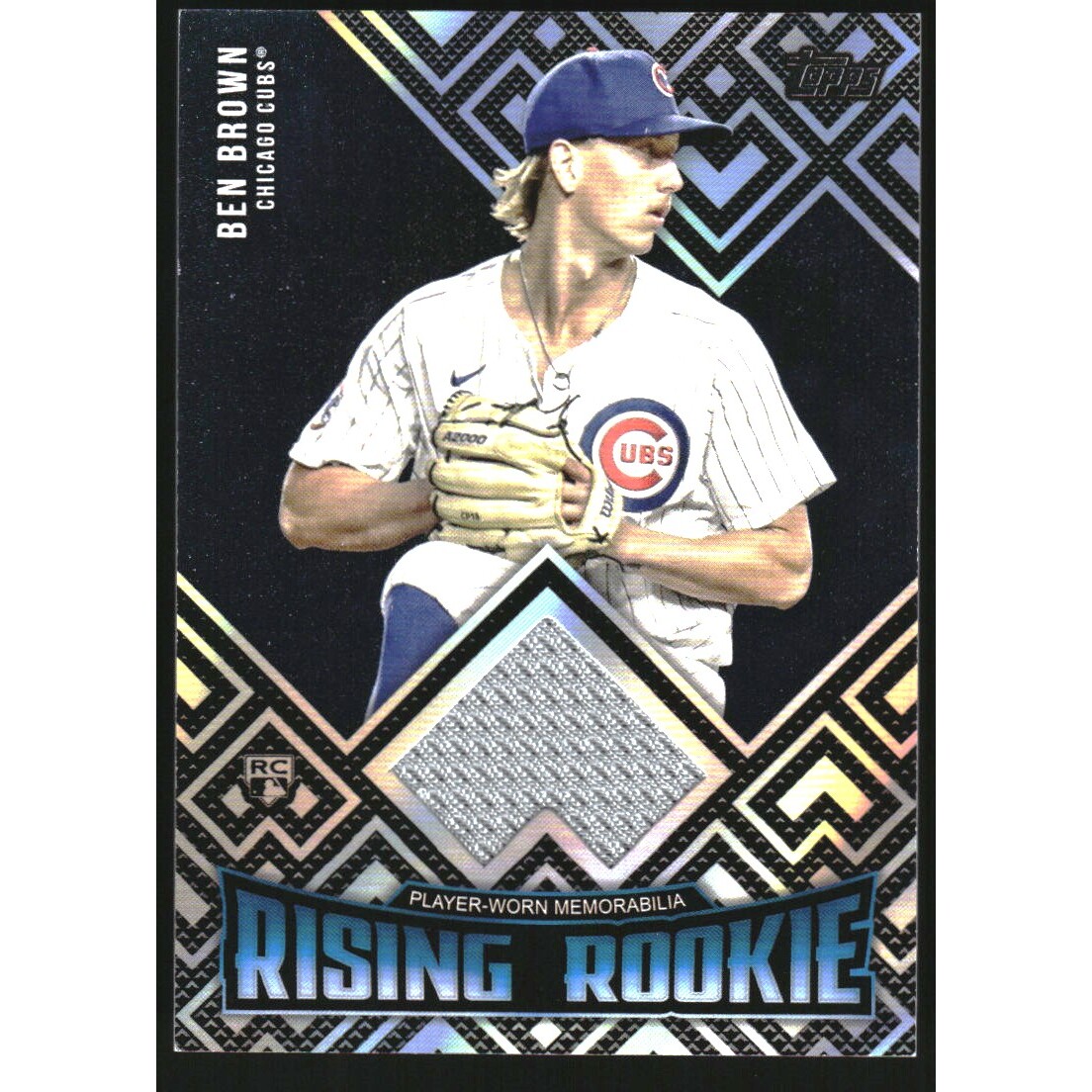 2024 Topps Update Rising Rookie Relics #RRRBB Ben Brown. rookie card picture