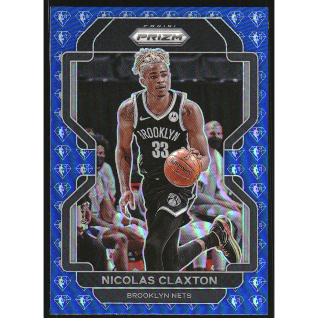 2021-22 Panini Prizm Prizms NBA 75th Anniversary #38 Nicolas Claxton