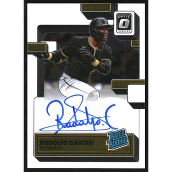 2022 Donruss Optic Rated Rookies Signatures #58 Rodolfo Castro
