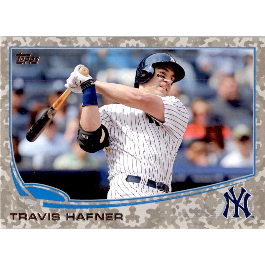2013 Topps Update Camo #US136 Travis Hafner. rookie card picture