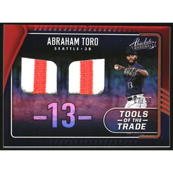 2022 Absolute Tools of the Trade 2 Swatch Spectrum Red #7 Abraham Toro/99