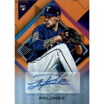 2020 Topps Fire Autographs Orange #FAJP Joe Palumbo