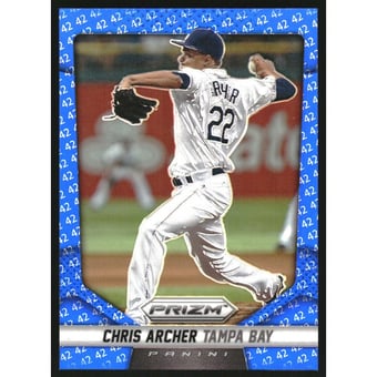 2014 Panini Prizm Prizms Blue 42 #149 Chris Archer