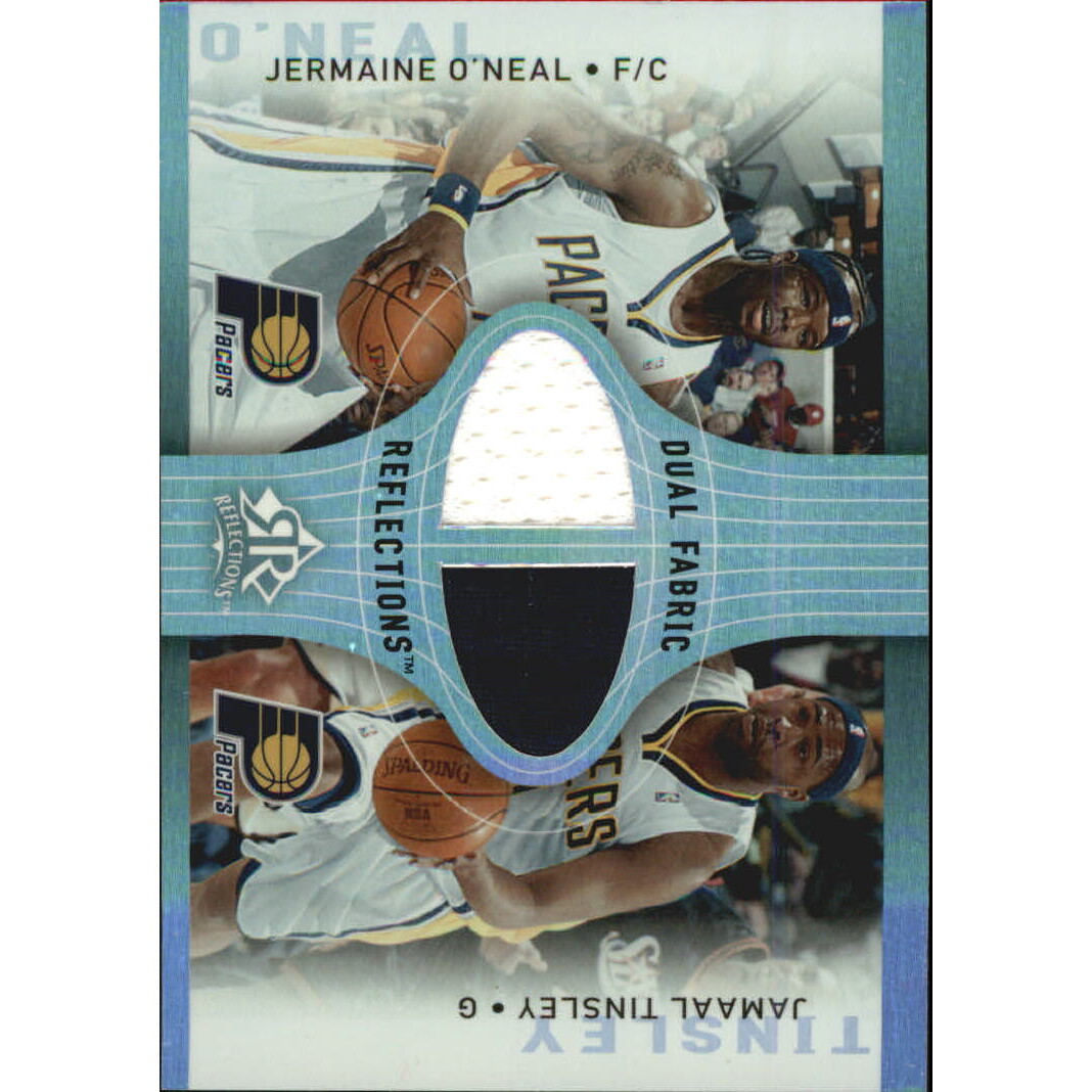 2006-07 Reflections Dual Fabric #TO Jamaal Tinsley/Jermaine O'Neal