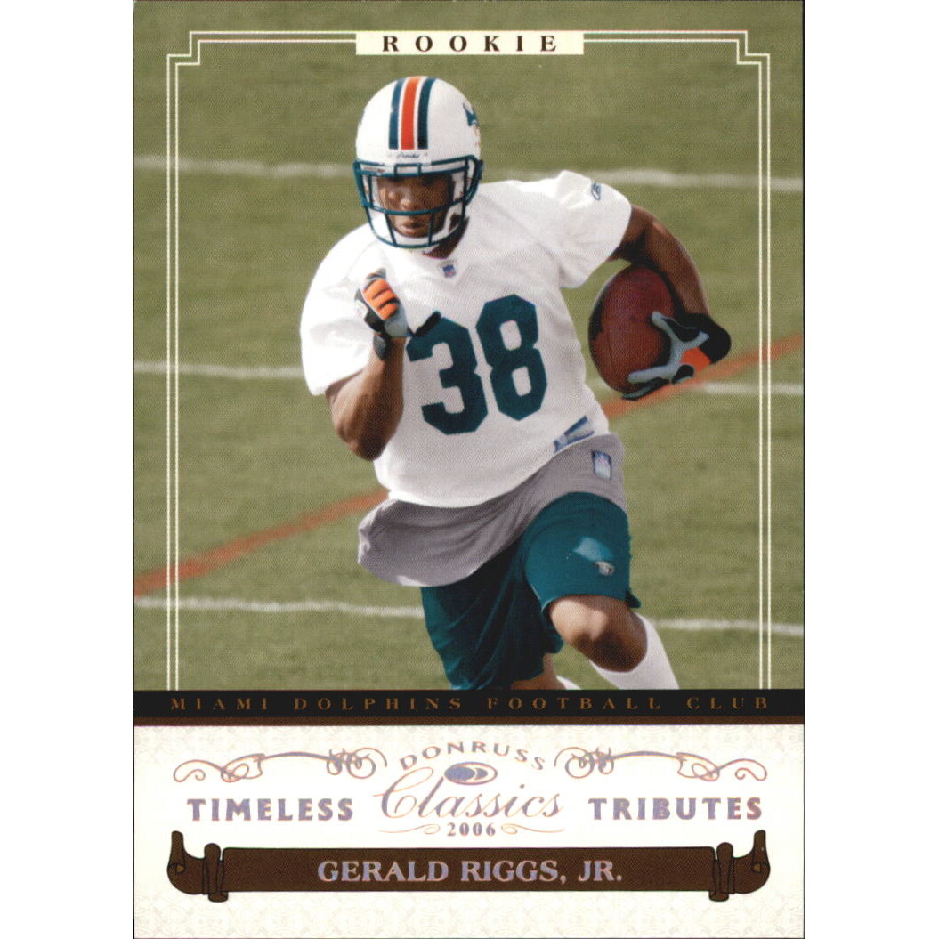2006 Donruss Classics Timeless Tributes Bronze #172 Gerald Riggs. rookie card picture