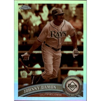 2011 Topps Chrome Sepia Refractors #144 Johnny Damon