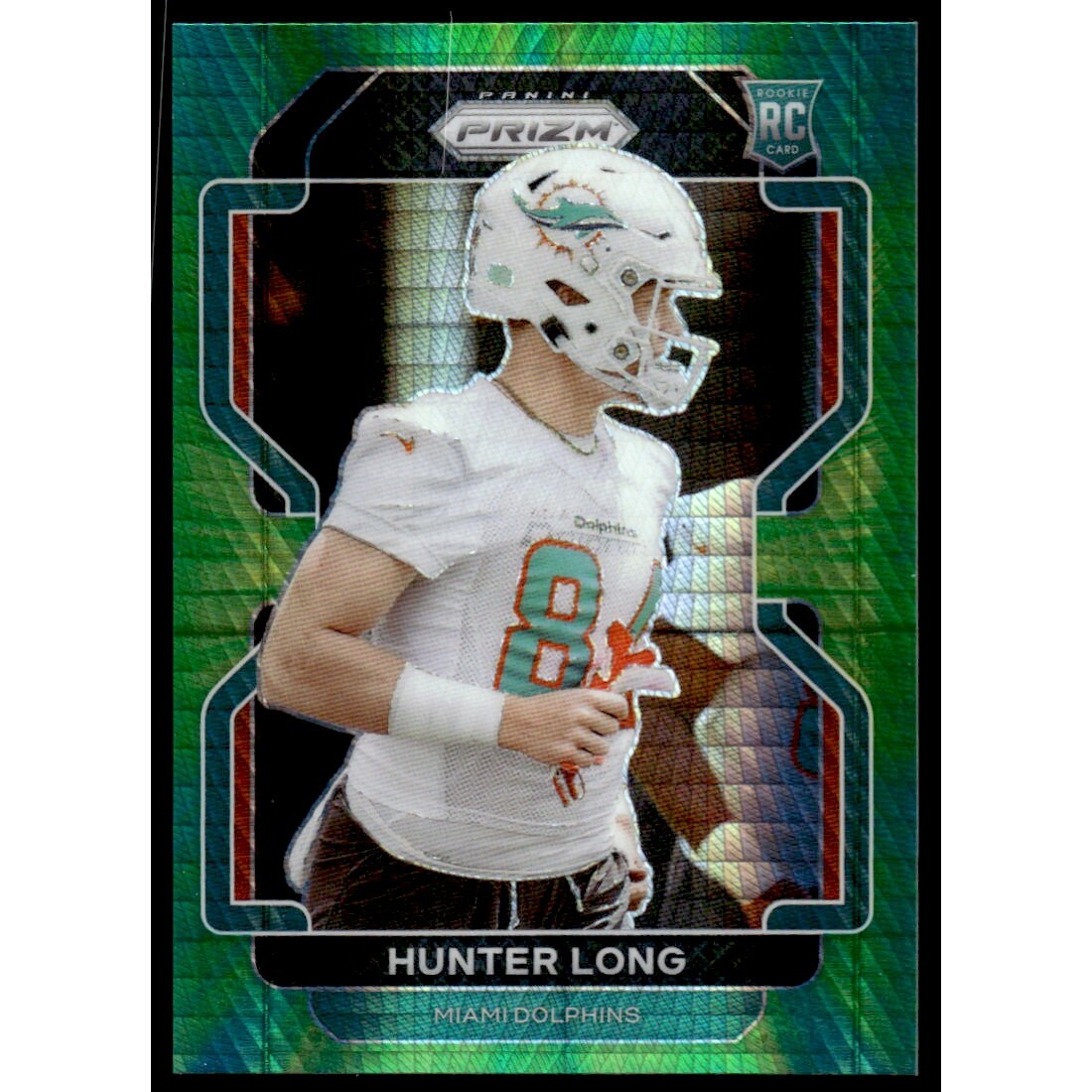 2021 Panini Prizm Prizms Hyper #414 Hunter Long