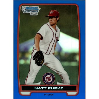 2012 Bowman Chrome Prospects Blue Refractors #BCP80 Matt Purke