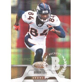 2011 Certified Mirror Gold #43 Brandon Lloyd