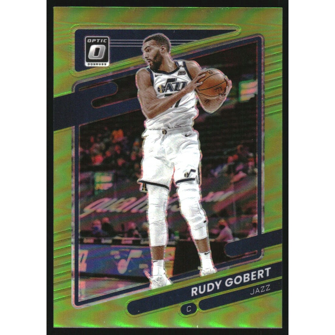2021-22 Donruss Optic Lime Green #3 Rudy Gobert