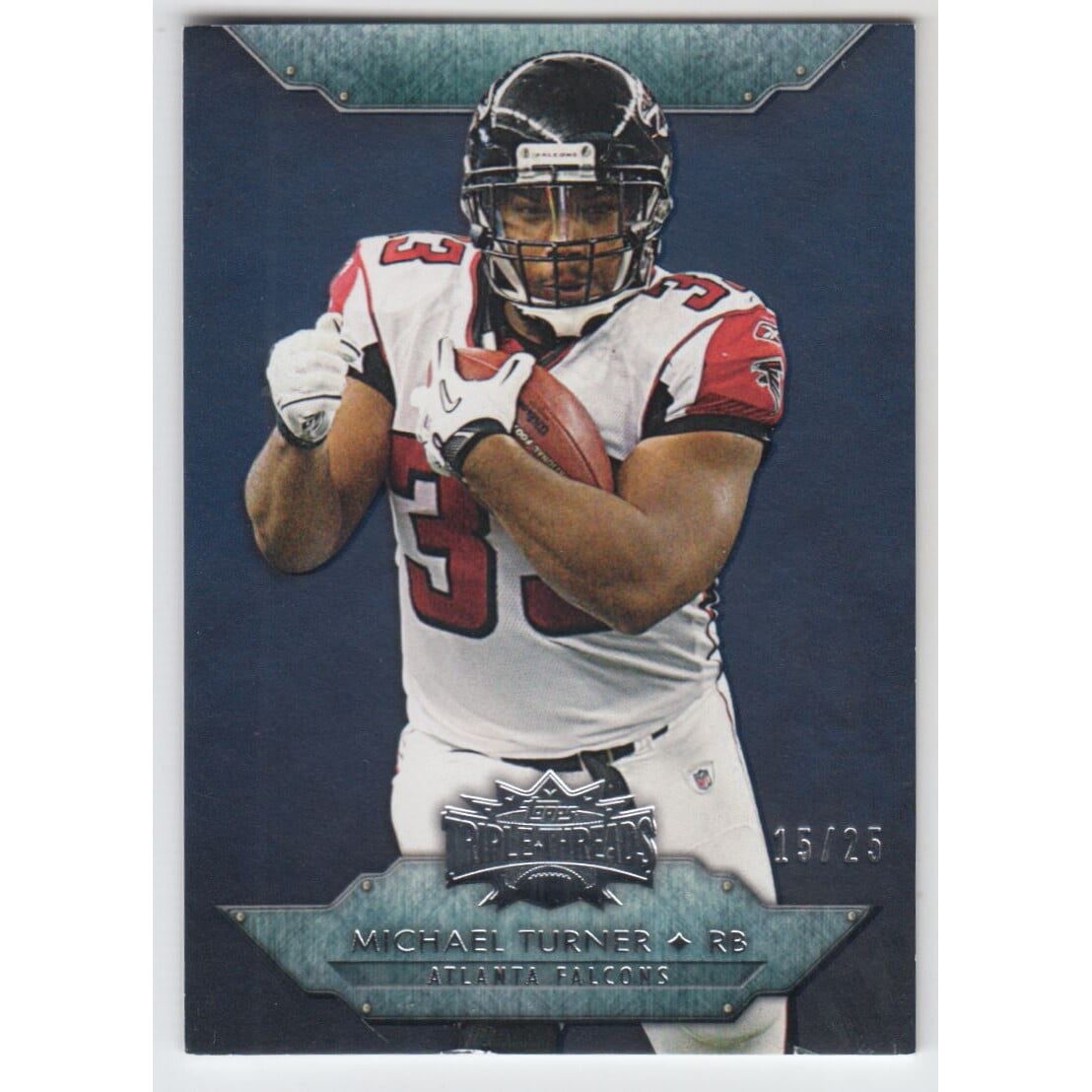 2012 Topps Triple Threads Sapphire #33 Michael Turner. rookie card picture